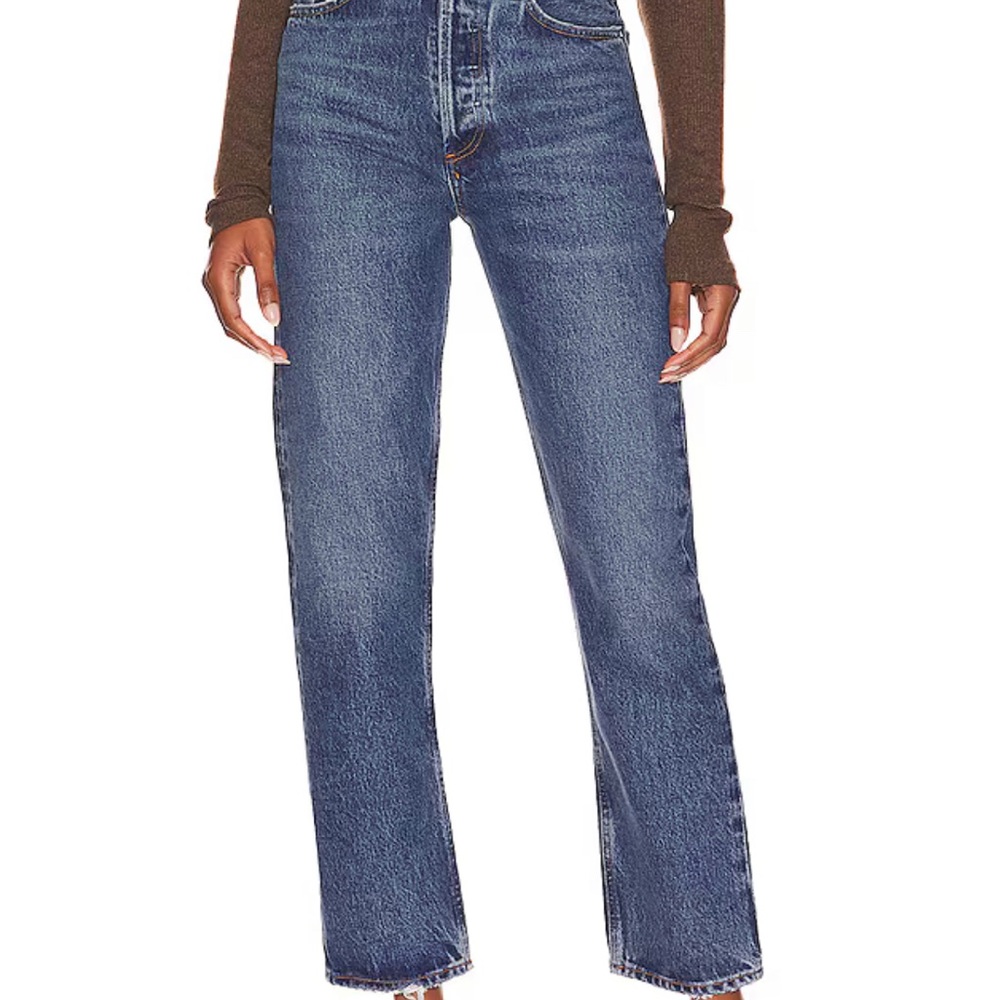 Agolde Women's Straight Leg Jeans - Blue